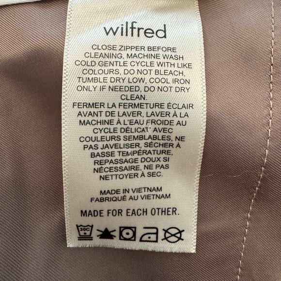 Aritzia Wilfred Effortless Pants Crepette Nomad Taupe - Picture 10 of 12